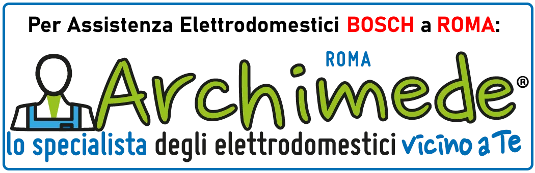 assistenza elettrodomestici Bosch a Roma